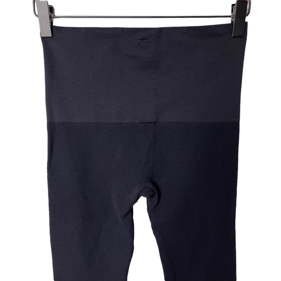 Spanx Seamless Leggings Black Size Large High Waist Shapewear Slimming - Picture 3 of 8